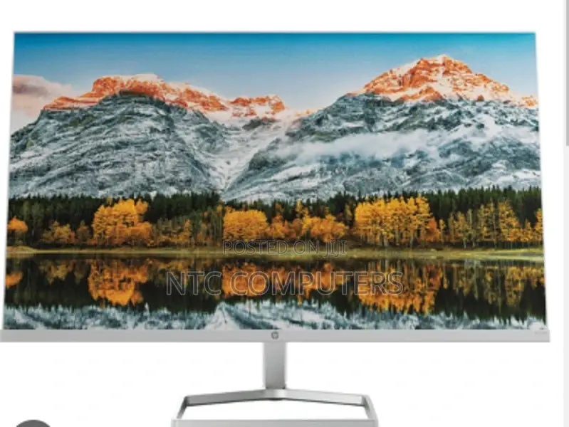 HP M27fw 27" FHD Ultra Slim LED Monitor, White Color, Connec