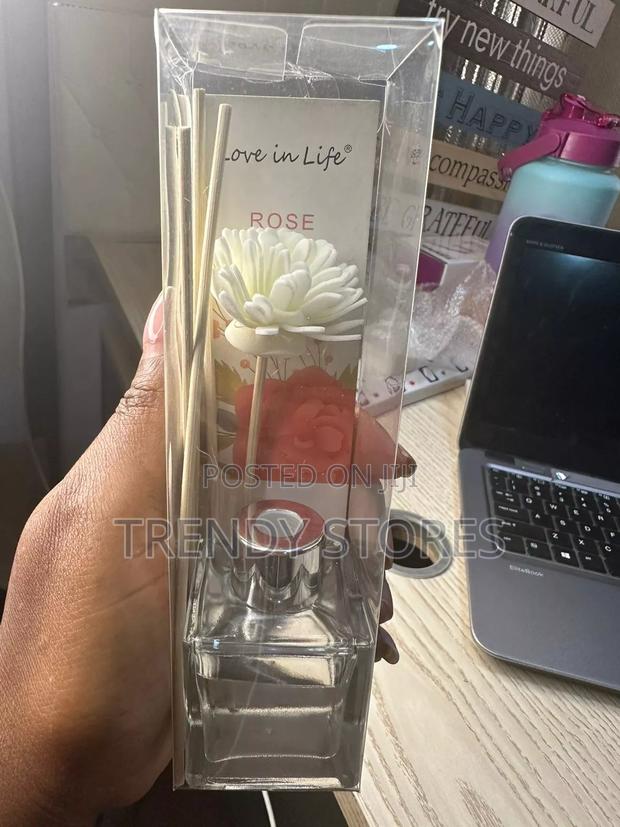 Rose Reed Diffuser With 50ML Essential Oil - main view