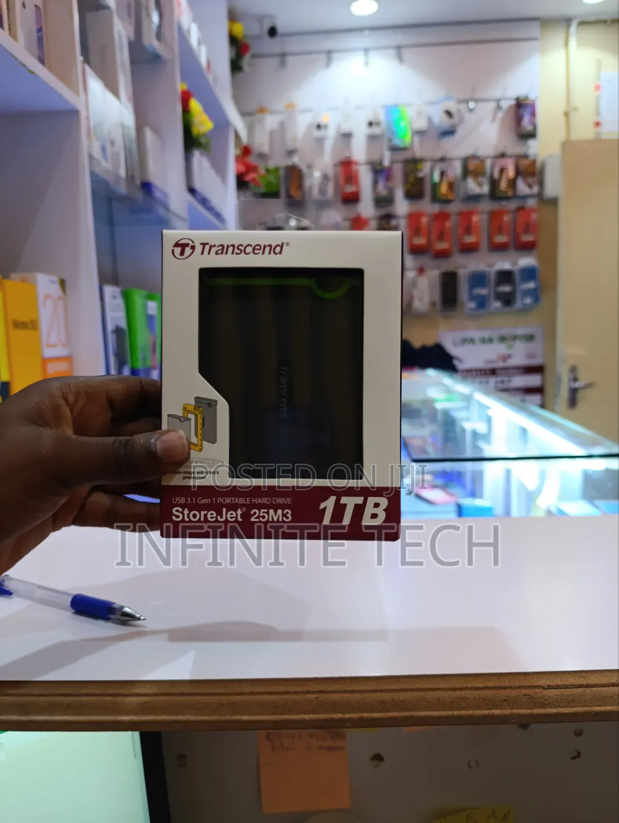 1 TB Transcend Hard Drive