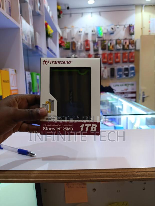 1 TB Transcend Hard Drive - main view