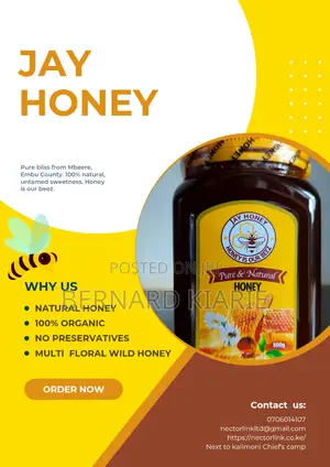 500g Jay Honey Pure and Natural Honey