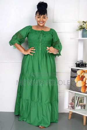 Maxi Green Dress - main view