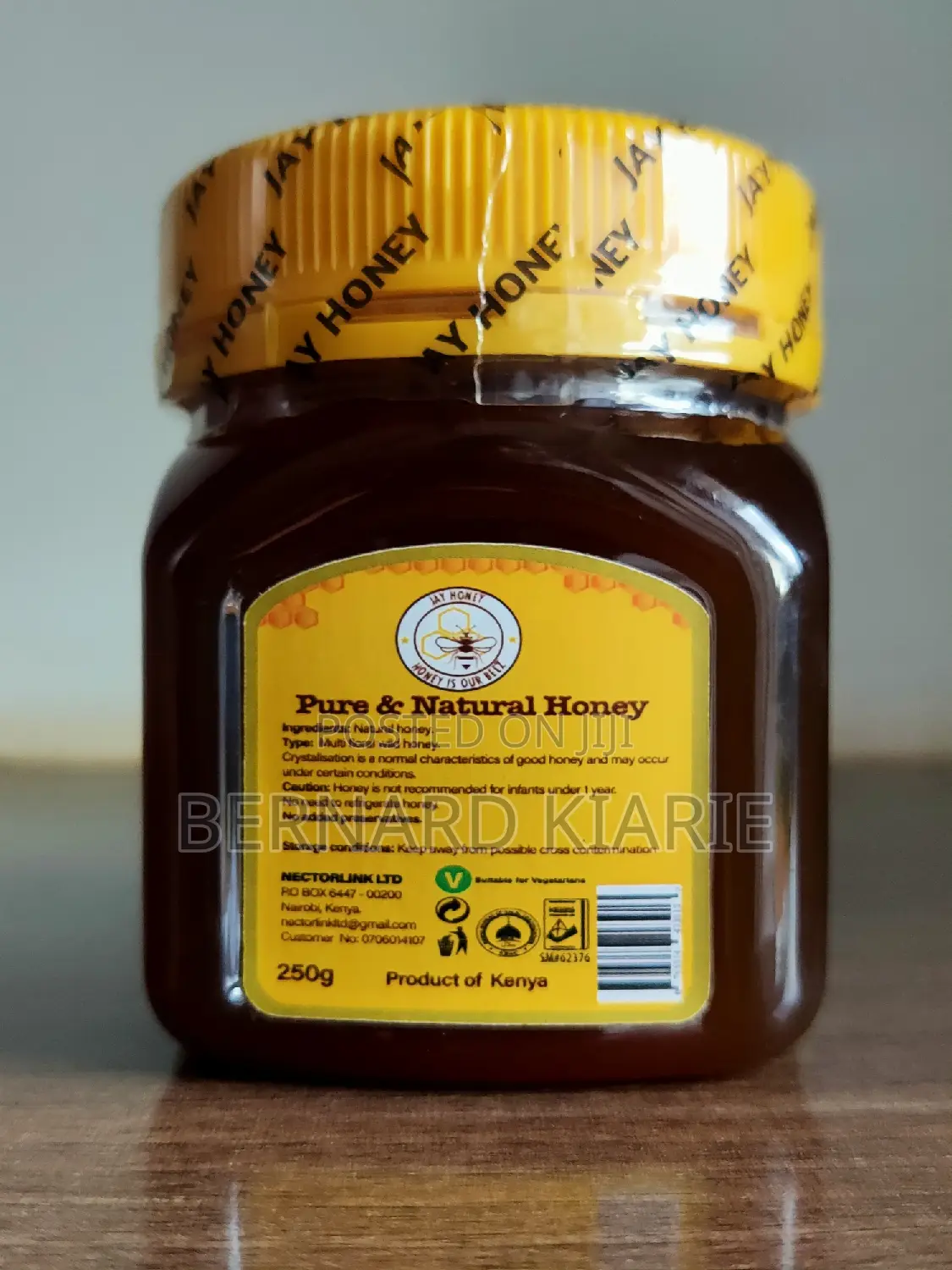 250g Jay Honey Pure and Natural Honey