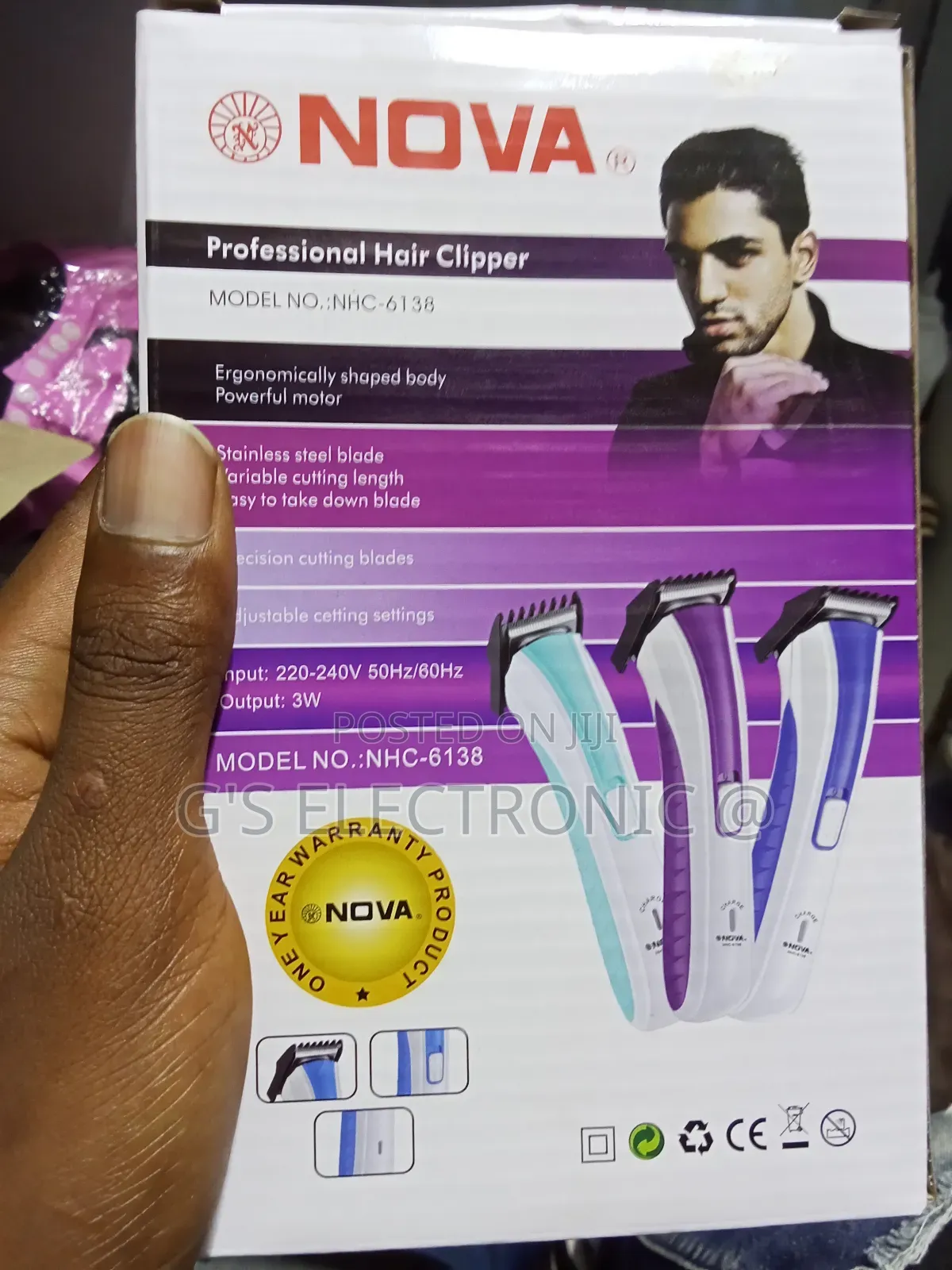 Nova Rechargeable Shaver