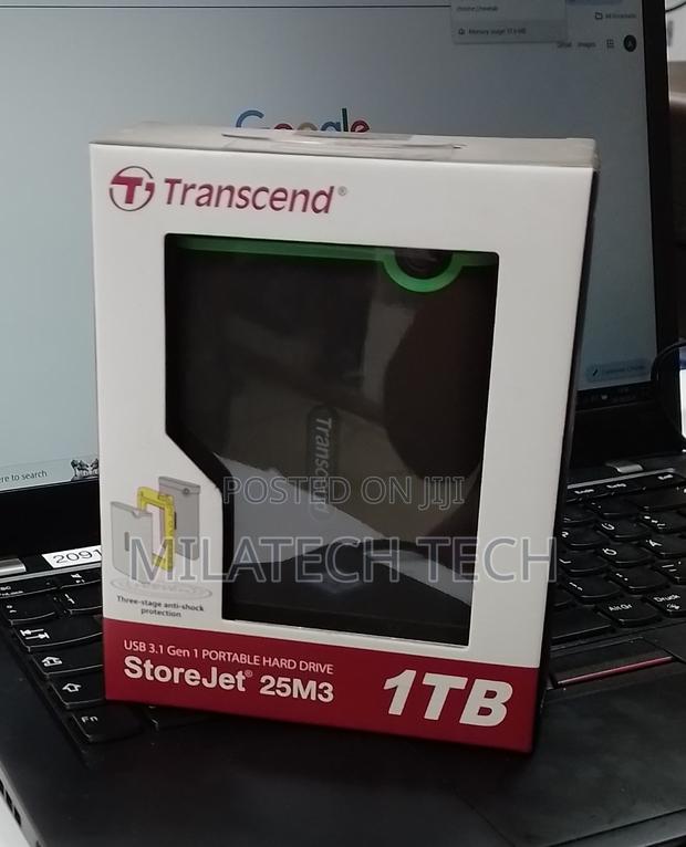 1TB Transcend External Portable Hard Disks New USB 3.0