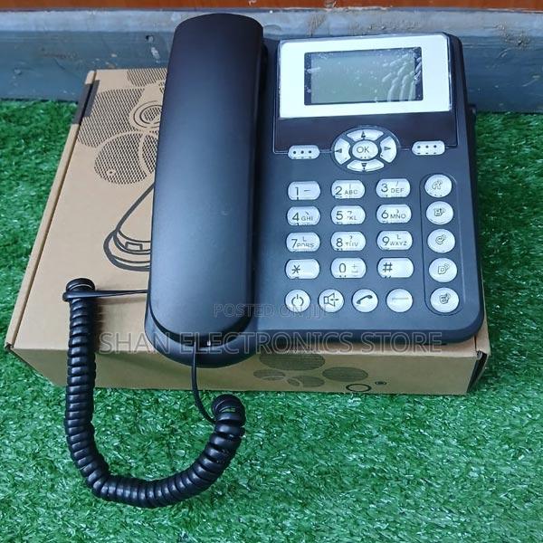 GSM Fixed Wireless Desk Phone Desktop Phone -One Sim Slot