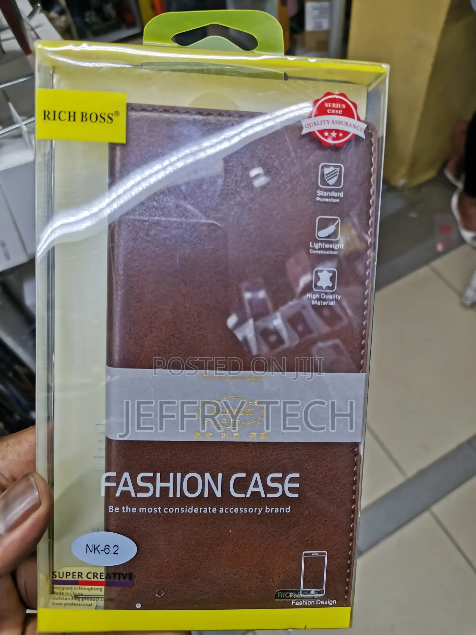 Universal Flip Case Rich Boss for Nokia 6.2 -Brown