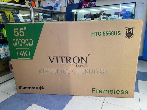 Vitron Htc5568us -55" Smart Uhd Android Tv,Frameless