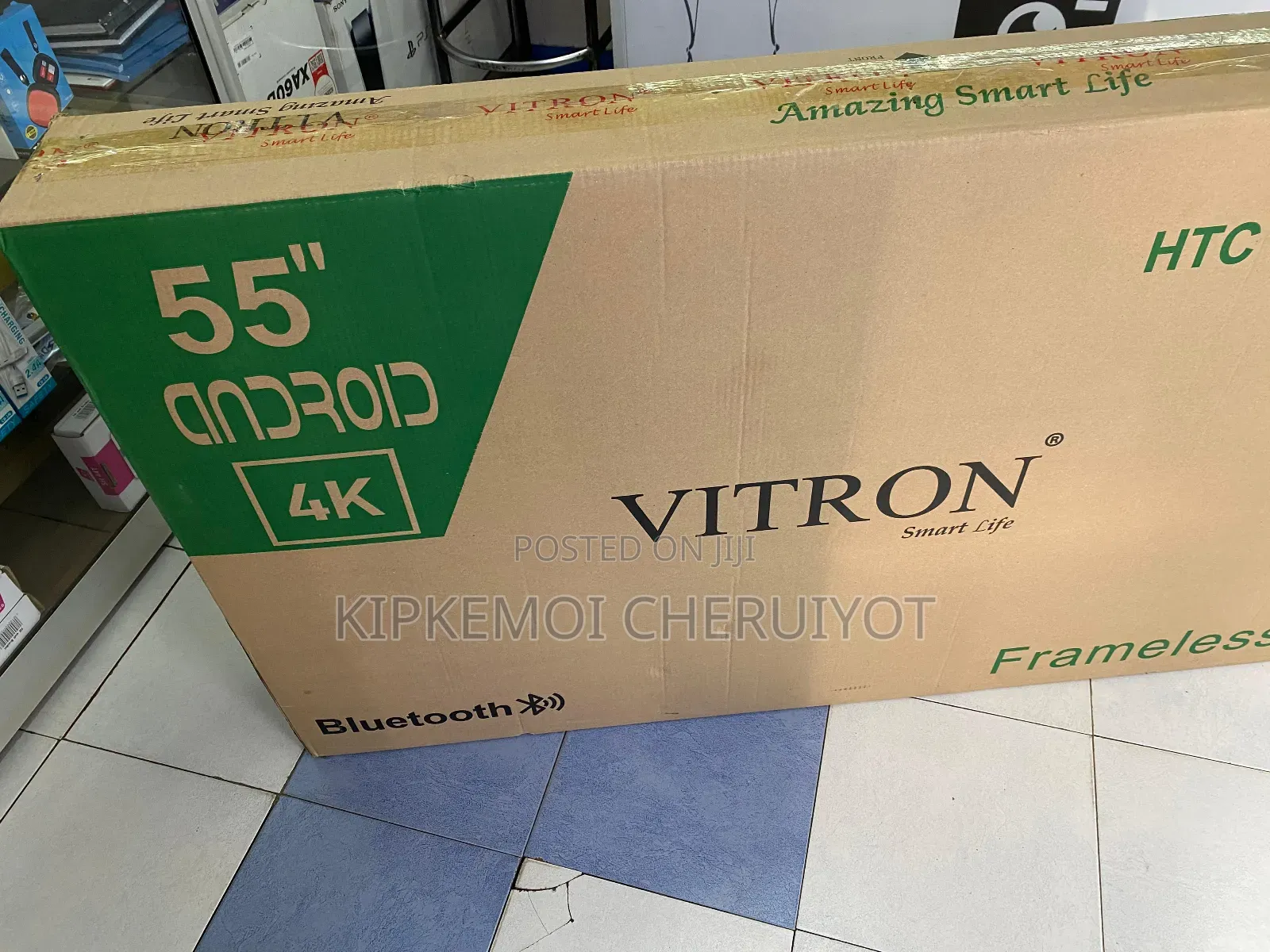 Vitron Htc5568us -55" Smart Uhd Android Tv,Frameless