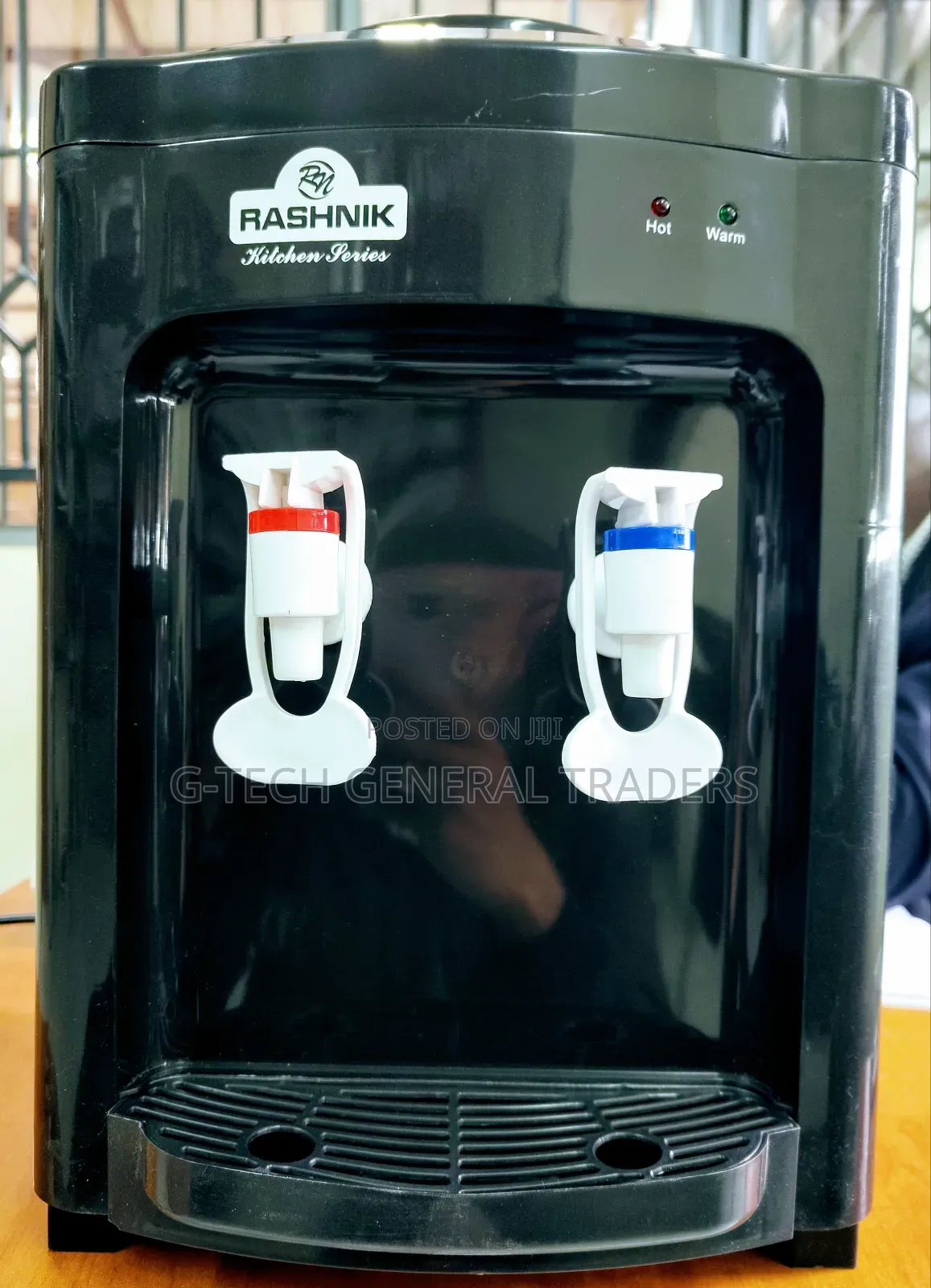Rashnik Hot and Normal Table Top Water Dispenser -Black