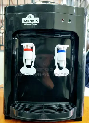 Rashnik Hot and Normal Table Top Water Dispenser -Black