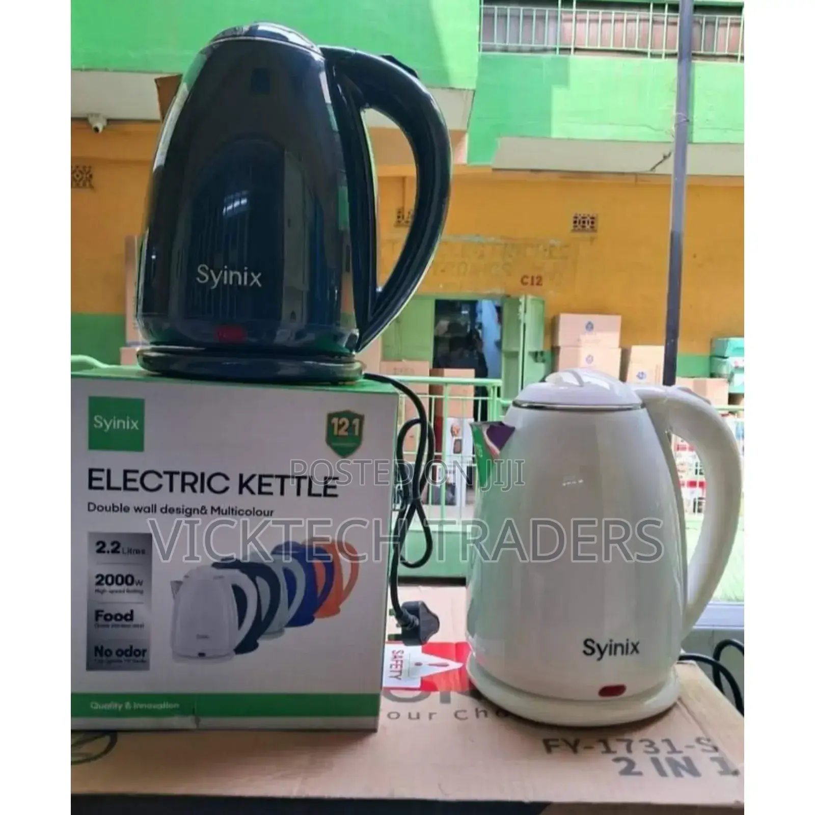 Electric Kettle Syinix 2.2L