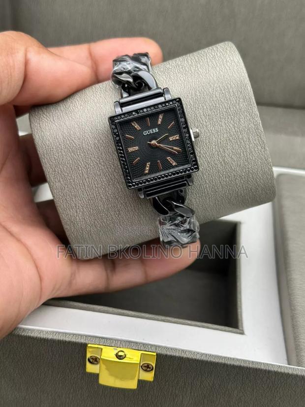 Black Guess Watch - main view
