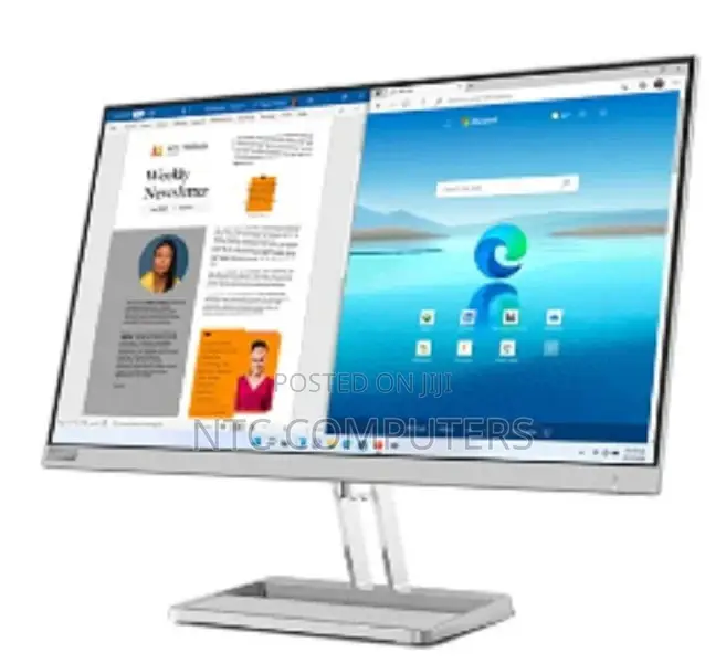 Lenovo L22i-40 21.5" FHD Monitor, Integrated Speakers, Cloud