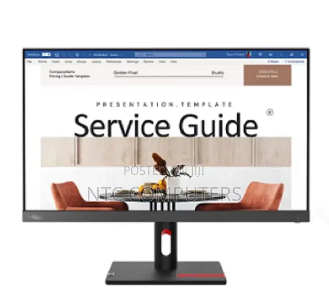 Lenovo Thinkvision S24i-30 23.8" FHD Monitor, Raven Black Co