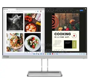Lenovo L27i-40 27" FHD Monitor, Cloud Grey Color, Connectivi