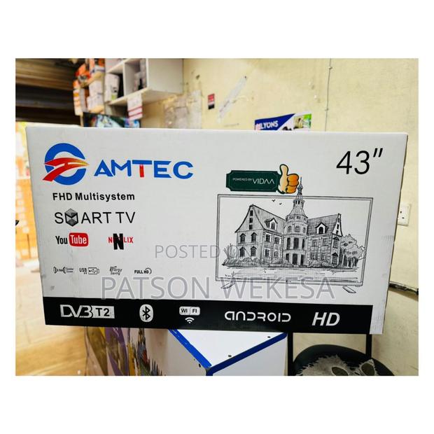 Amtec 43 Inch Smart Android TV - main view