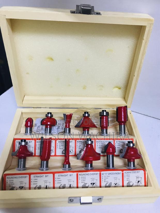 12pc Router Bit Set. 8mm - main view