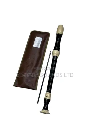 Music Alto Recorder, Smooth Brown Finish, Key F G