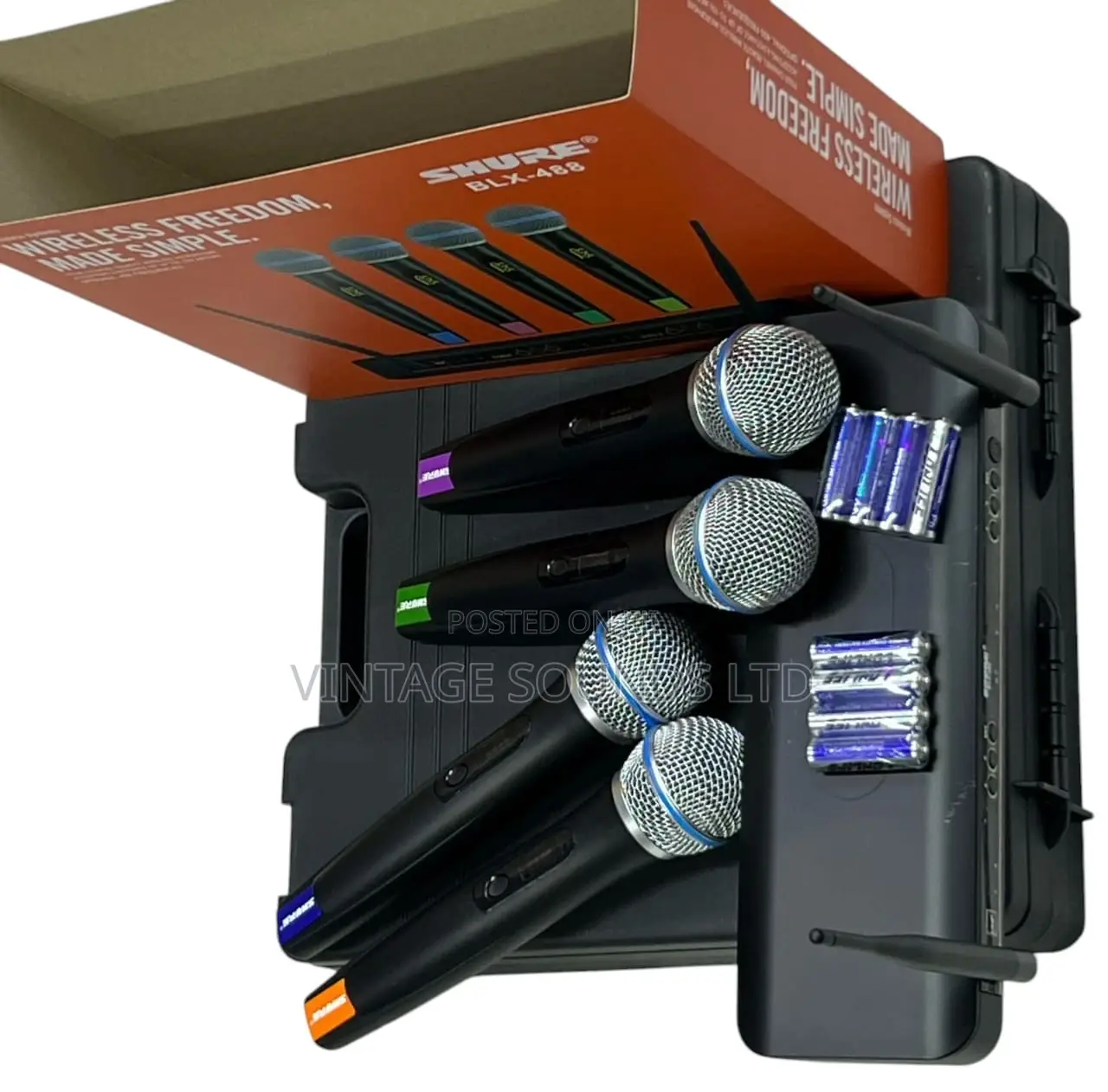 Shure Blx488 -4wireless Microphones System