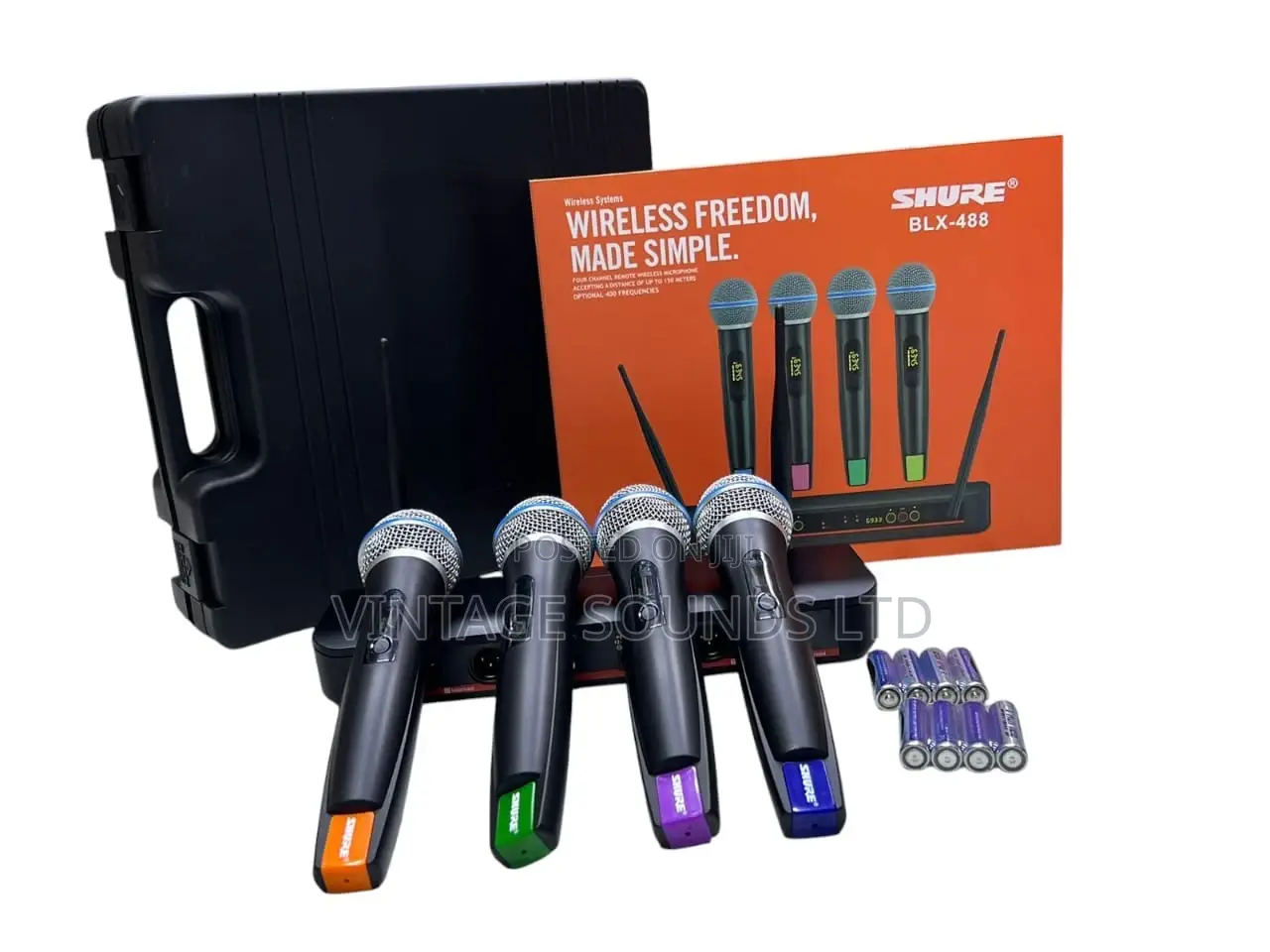 Shure Blx488- Wireless Microphone System W/4mics