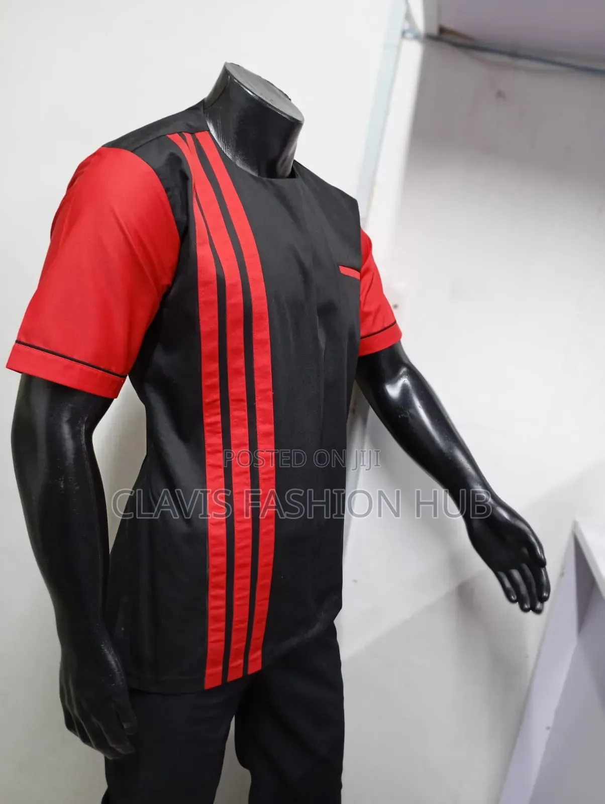 Red and Black Shirt for Men