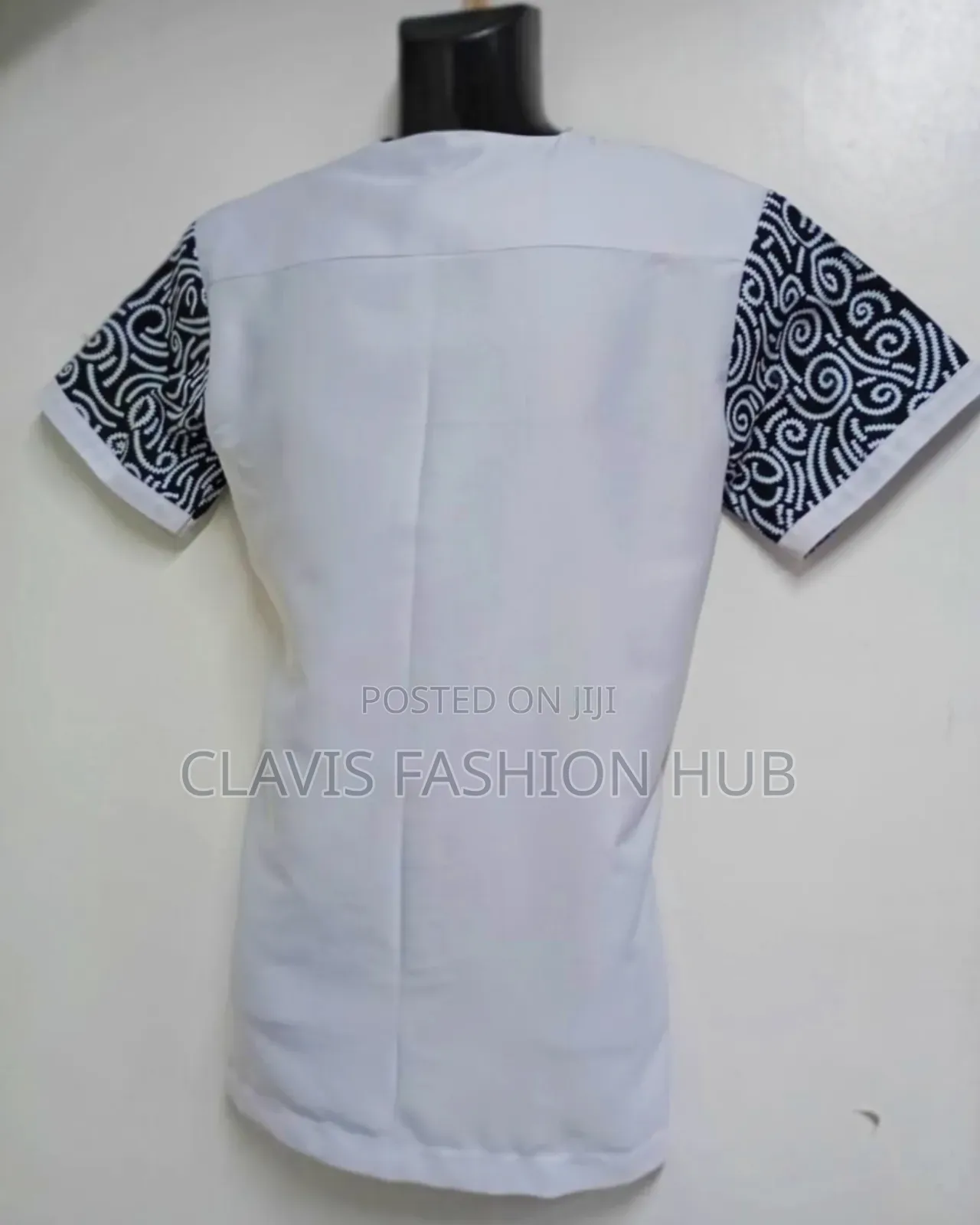 Executive Black and White Men Shirt