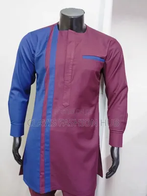 Blue and Black Current Senator Suit for Men