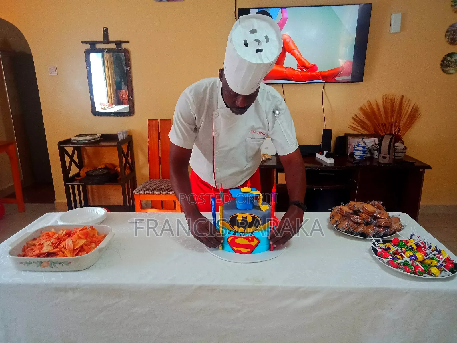 Chef Baraka/Private Chef, Available.