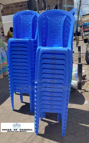 Plastic Chair Blue Comfortable Adix Plastic Chair