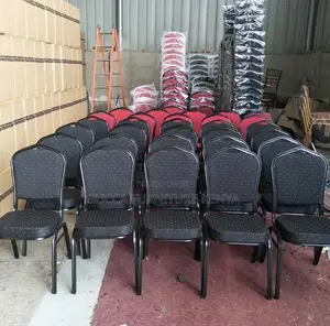 Office Chair: Black Banquet Conference Office Chair