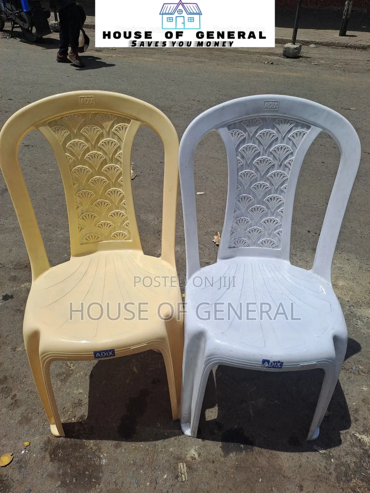 Plastic Chair Mix Colours Armless Adix Plastic Chair