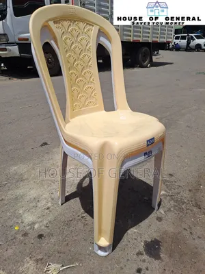 Cream Adix Plastic Chair Armless Plastic Chair