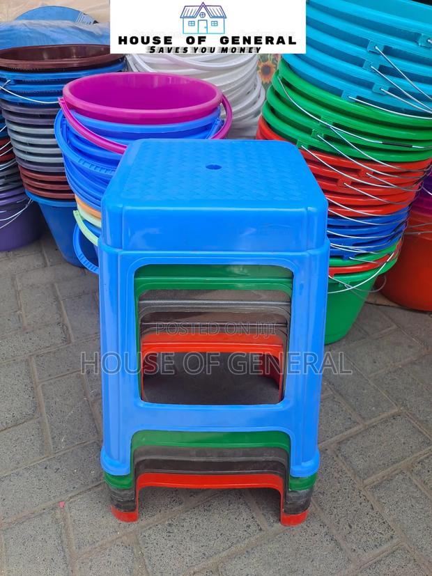 Blue Plastic Stool Heavy Duty Product Plastic Stool - thumbnail 2