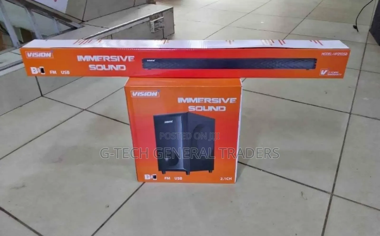 Vision Vp2110sb 2.1ch Soundbar System