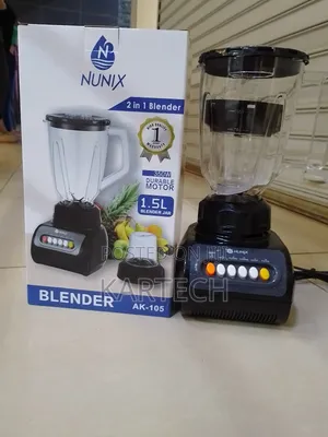 Nunix 2 in 1 Blender With Grinder Ak105