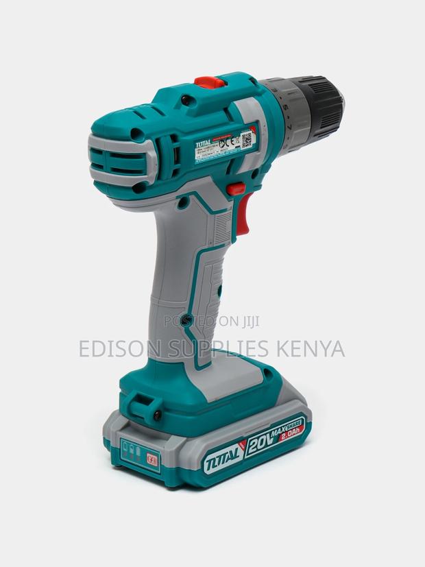 Total Cordless Drill 20V 45N.M Battery Impact Hammer Drill - thumbnail 4