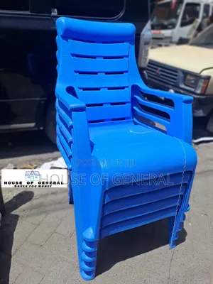 Blue Plastic Chair Relaxo and Comfortable Plastic Chair