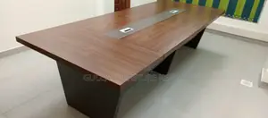 Boardroom Table: 3-Meters Mahogany Modern Conference Table