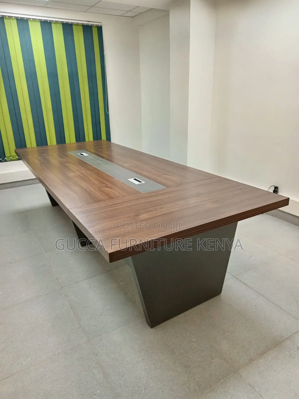 Boardroom Table: 3-Meters Mahogany Modern Conference Table