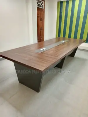 Boardroom Table: 3-Meters Mahogany Modern Conference Table