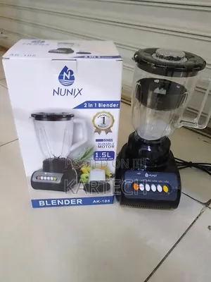 Nunix 2 in 1 Blender With Grinder 4 Speed