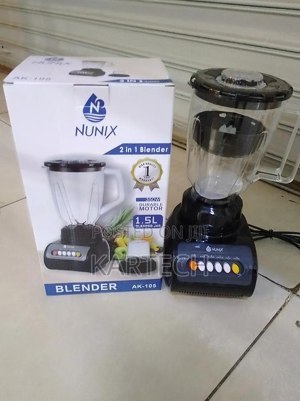 Nunix 2 in 1 Blender With Grinder 4 Speed