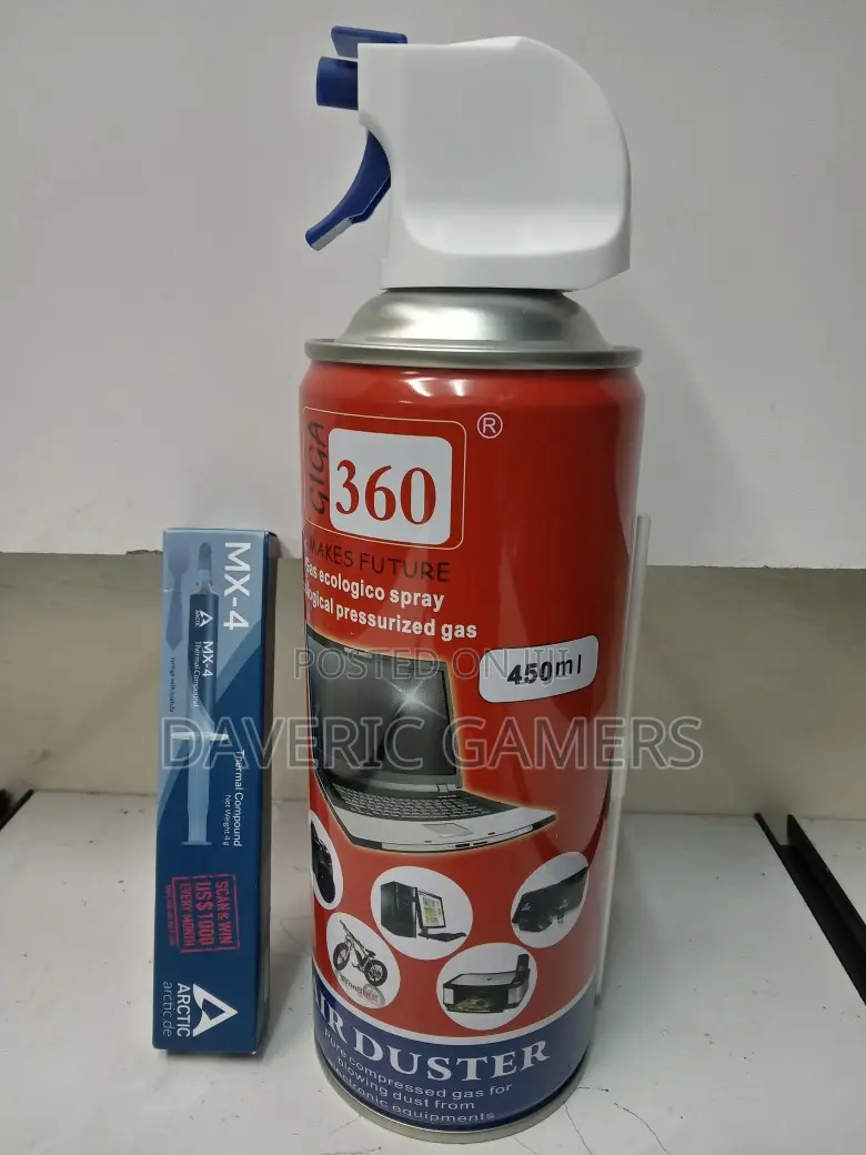 A Combo of Compressed Air Duster and Arctic MX-4 4grams
