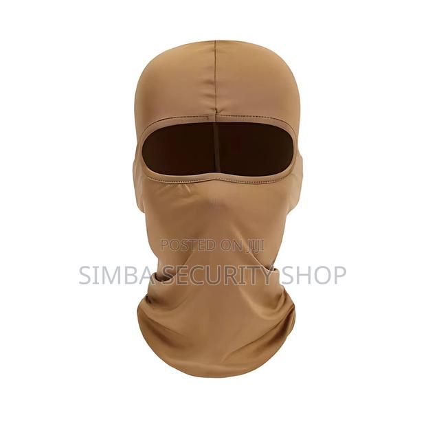 Brown Balaclava Full Cover Face Mask Light Monkey Cap Hat - thumbnail 3