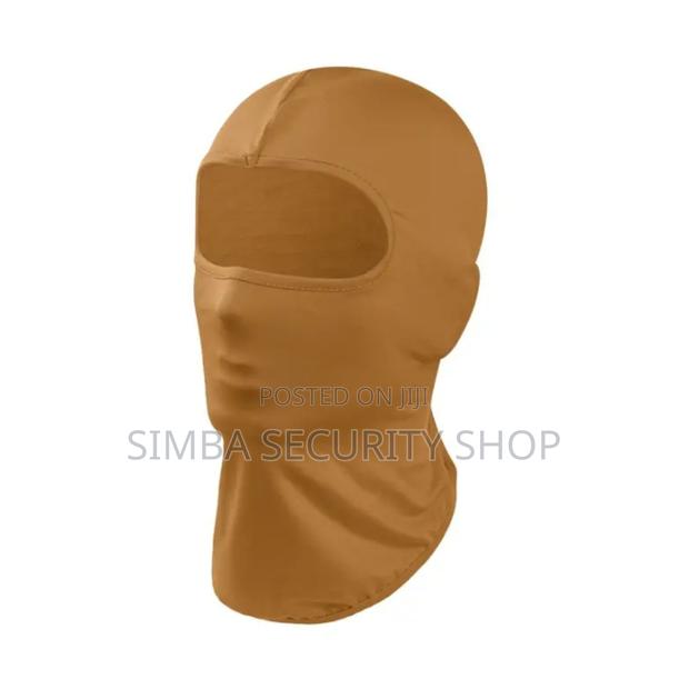 Brown Balaclava Full Cover Face Mask Light Monkey Cap Hat - thumbnail 5