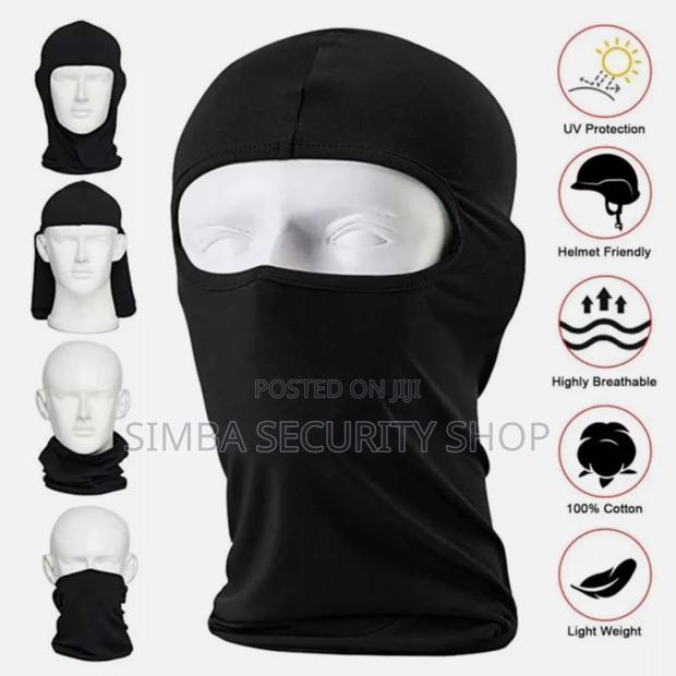Brown Balaclava Full Cover Face Mask Light Monkey Cap Hat - thumbnail 6