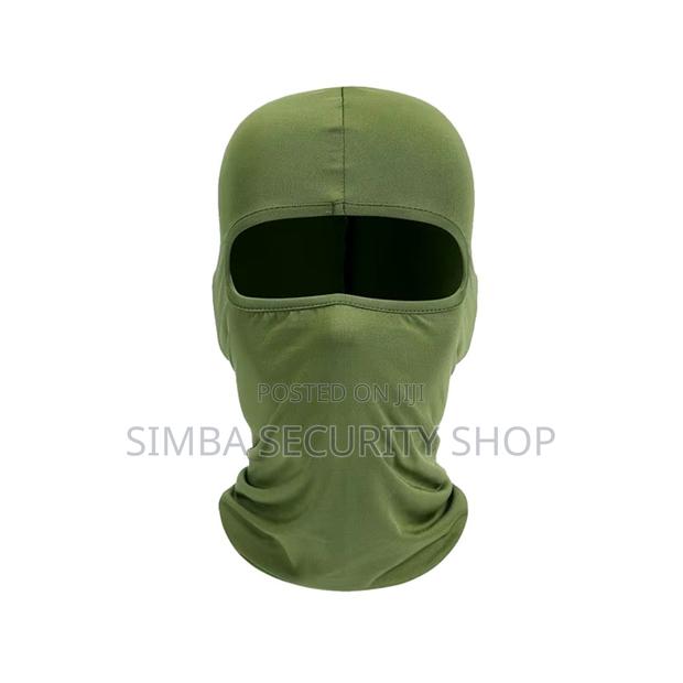 Green Face Mask Polyester Spandex Light Balaclava Ski Full
