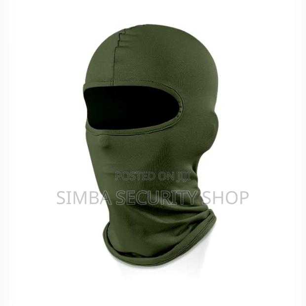 Green Face Mask Polyester Spandex Light Balaclava Ski Full - thumbnail 4