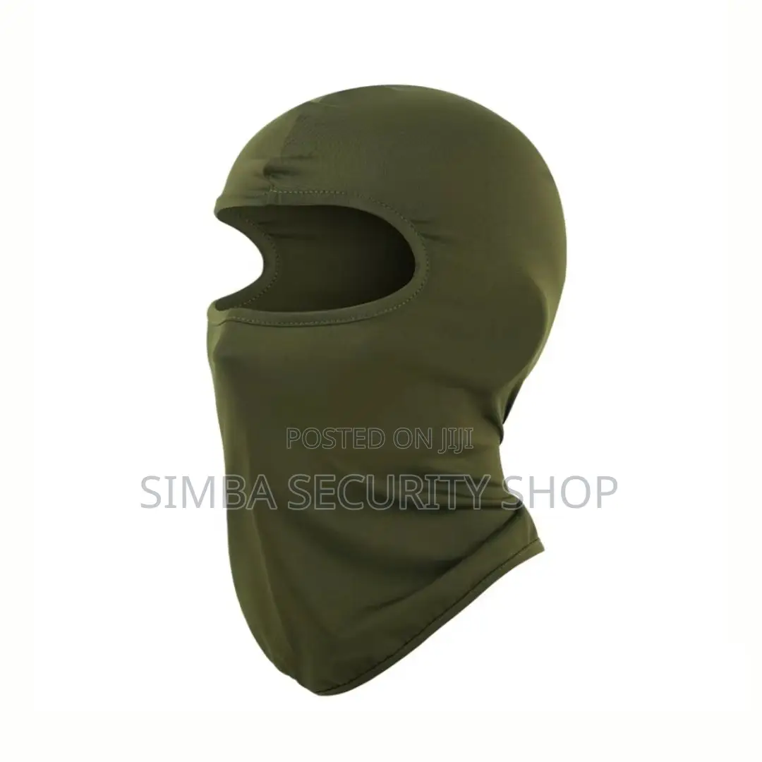Green Face Mask Polyester Spandex Light Balaclava Ski Full